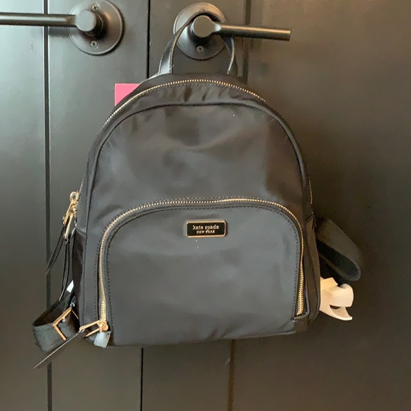Kate spade small back pack in black